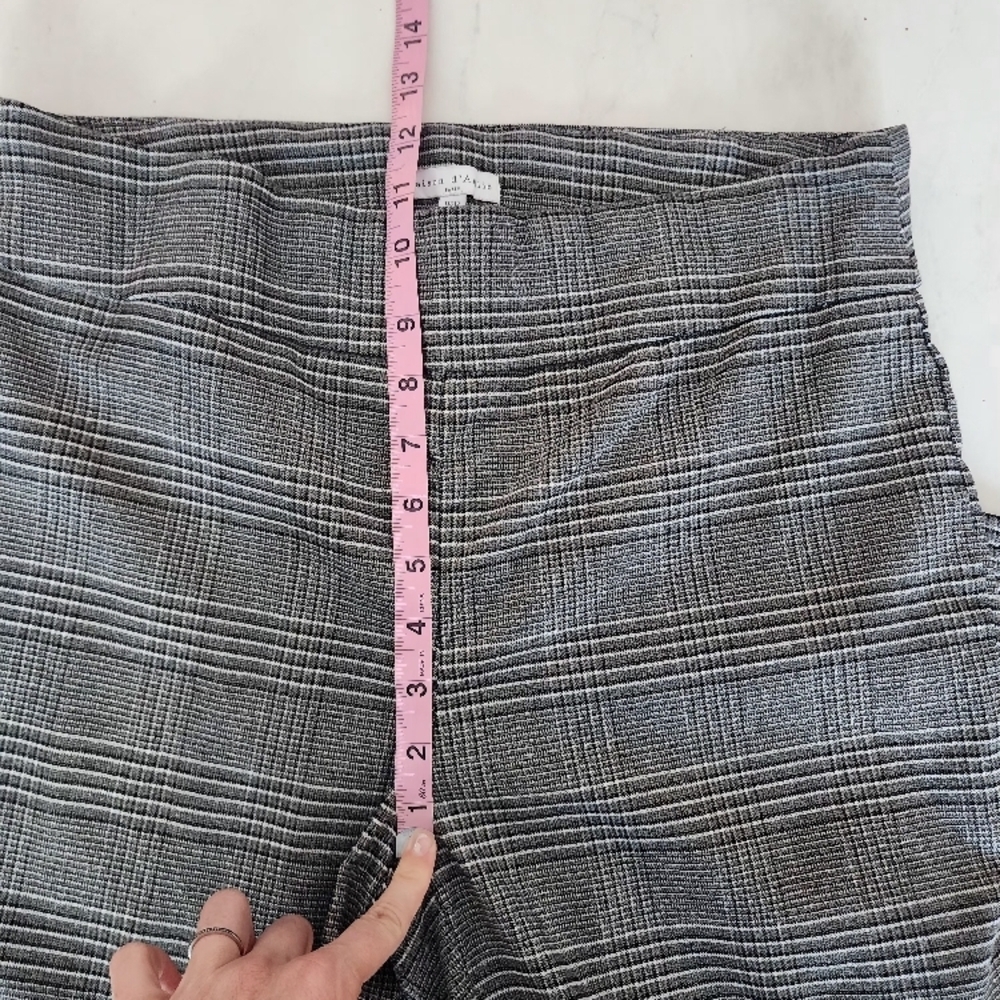 Maison D' Amelie Gray Plaid Pants Sparkle - Picture 4 of 13